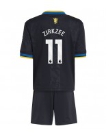 Manchester United Joshua Zirkzee #11 Tredjedraktsett Barn 2025-26 Korte ermer (+ bukser)